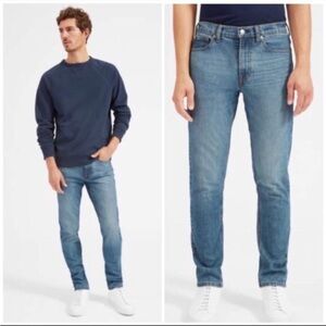 Slim Straight Men’s Jeans in Light Blue